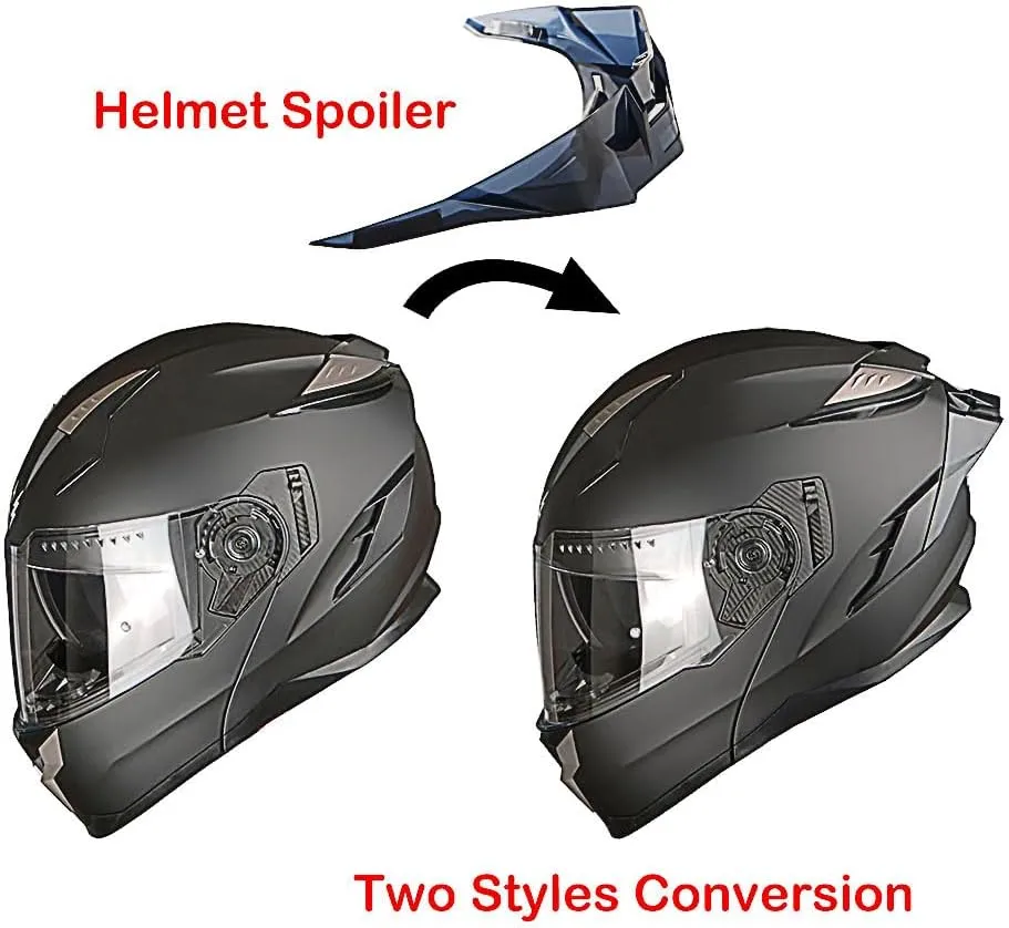 1Storm Motorcycle Modular Full Face Helmet DOT Adults Street Bike Flip up Dual Visor Sun Inner Shield Anti Fog Pinlock Ready Shield: Flower Purple
