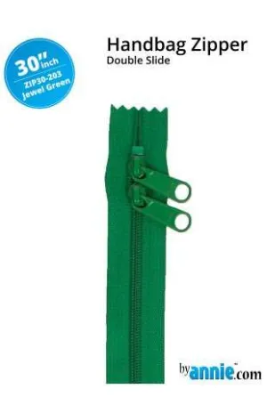 30in Zipper – Jewel Green