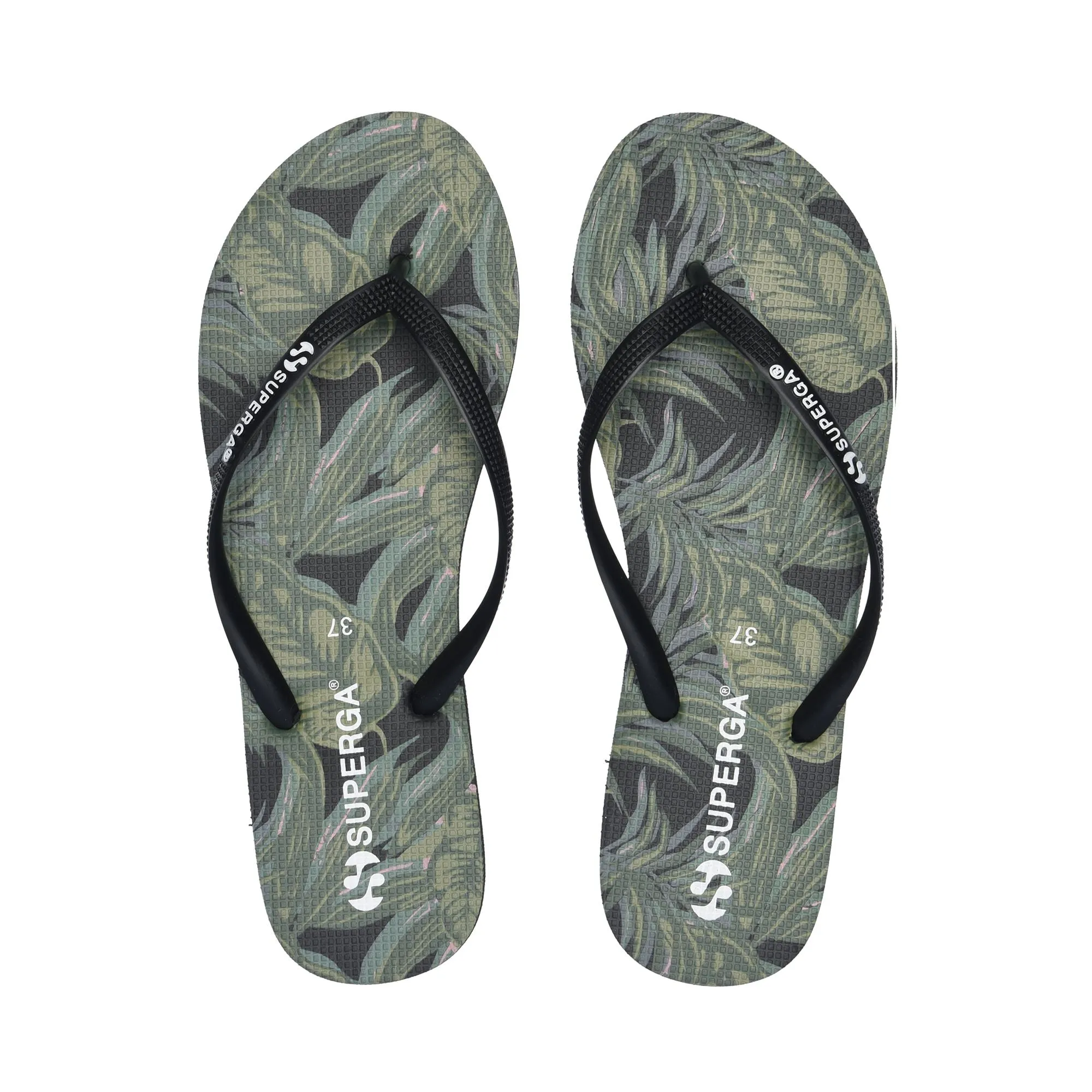 4121-FANRBRW - Slippers - Flip-Flop - Woman - PALMS-BLACK