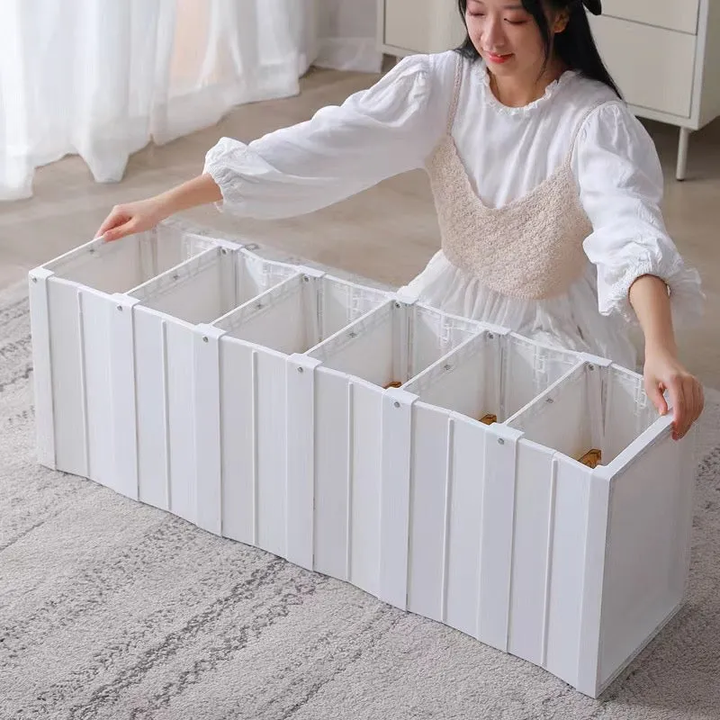6 Tier Foldable Shoe Rack Storage Organizer – White