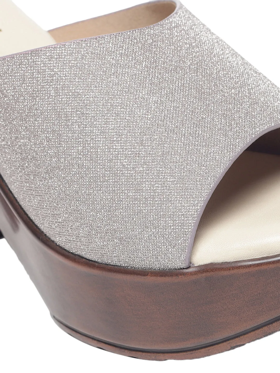 Annie Beige Platform Heels