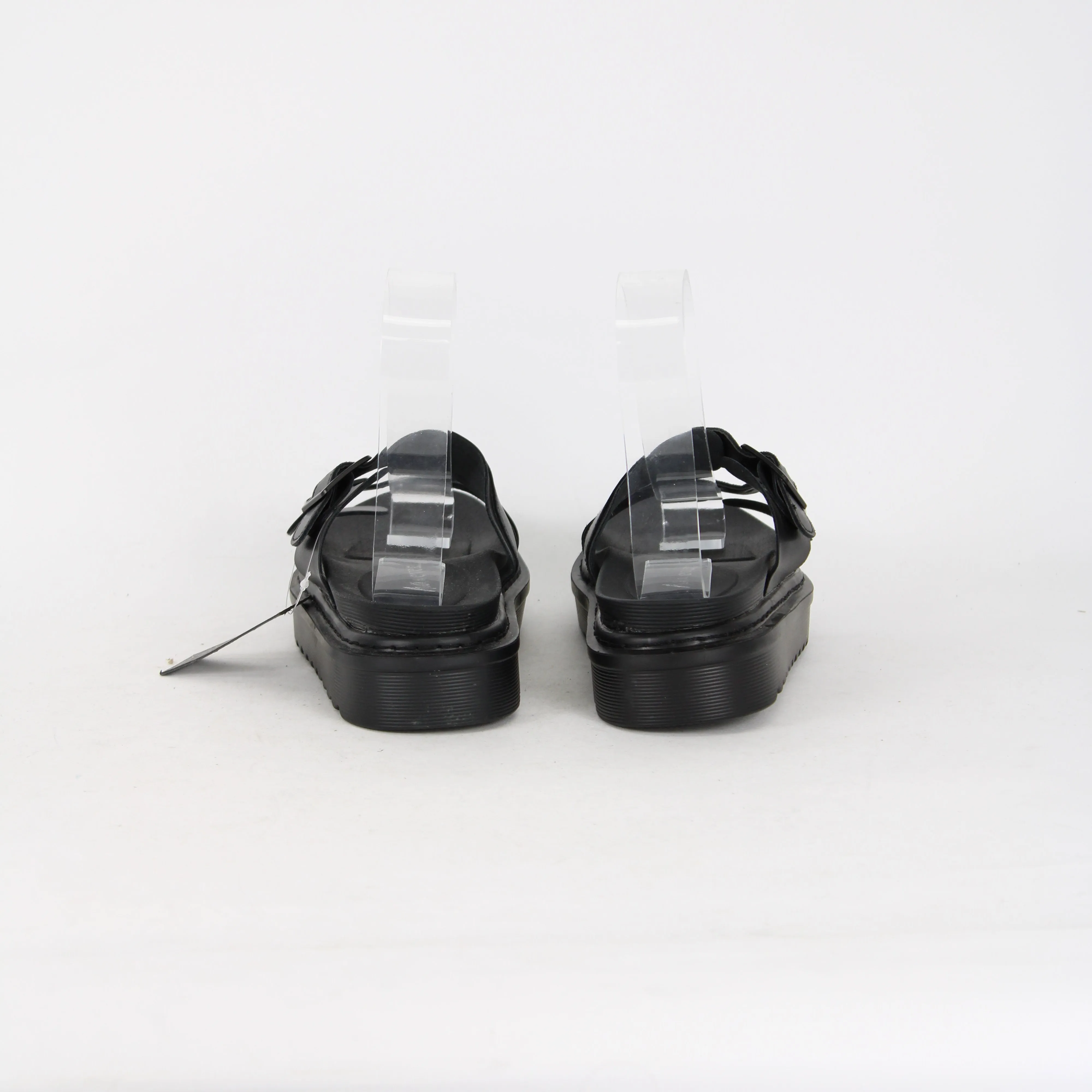 Ava & Ever Black Chunky Slides BNWT