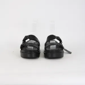Ava & Ever Black Chunky Slides BNWT