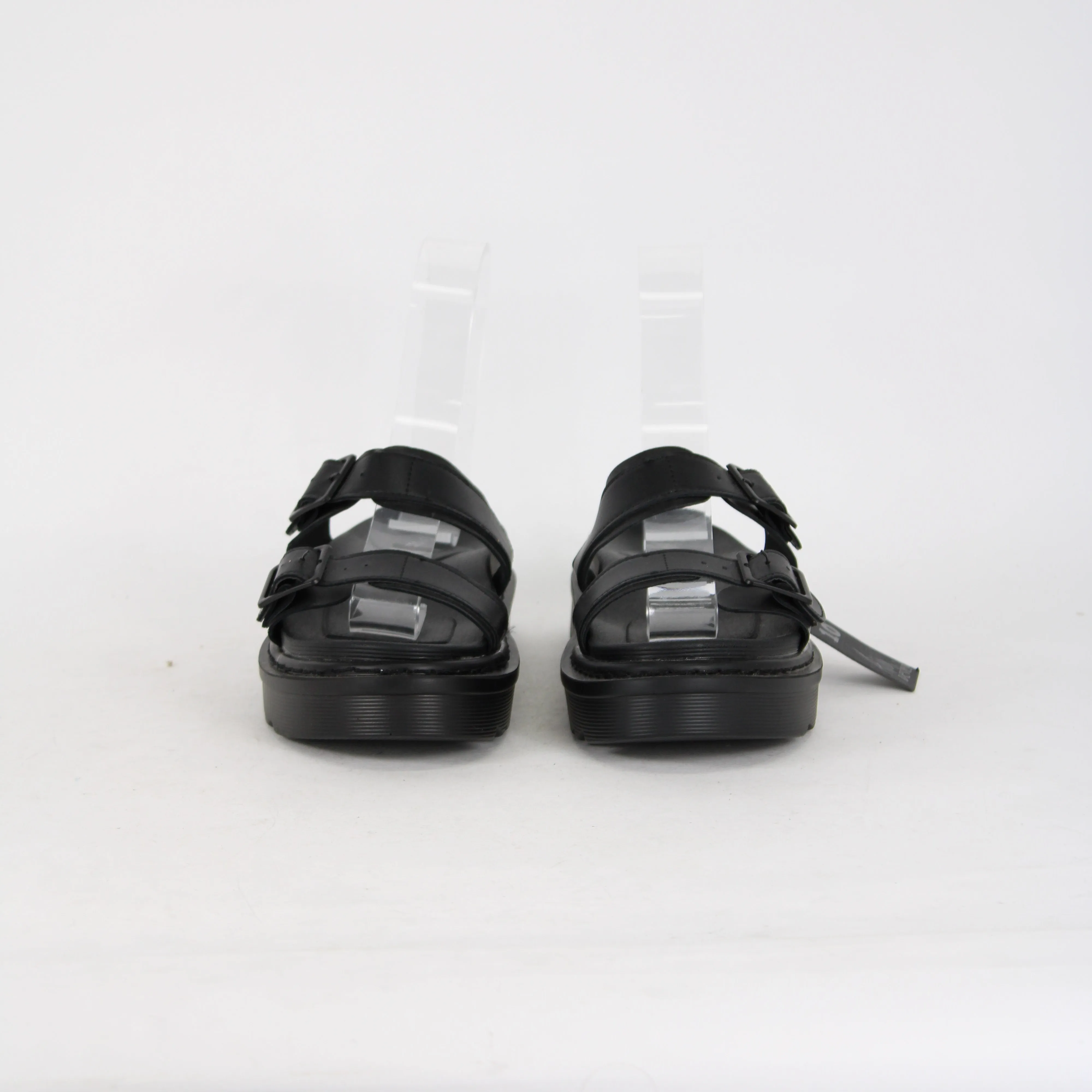 Ava & Ever Black Chunky Slides BNWT