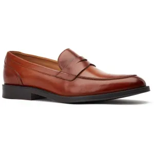 Base London Men's Kennedy Slip On Loafer in Burnt Tan