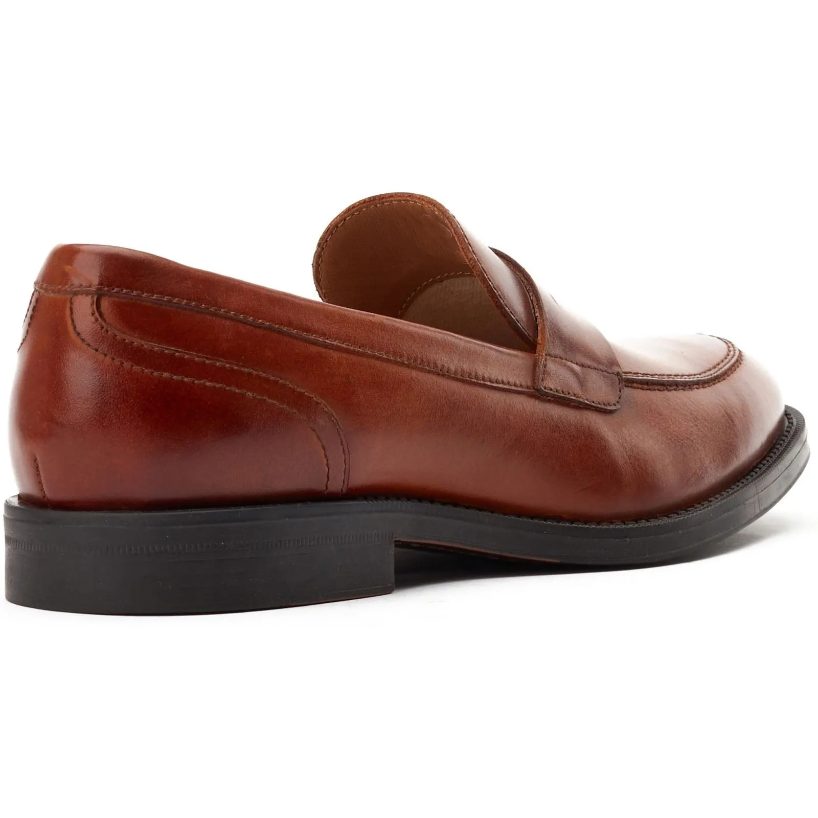 Base London Men's Kennedy Slip On Loafer in Burnt Tan