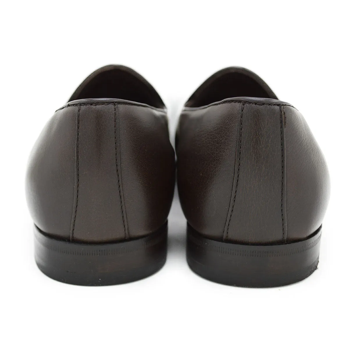 Berwick 1707 Tassel Belgian Loafer (4951) Dark Brown Deerskin