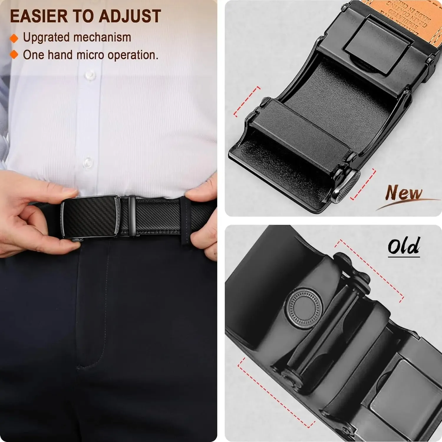 Big Mens Slide Belt