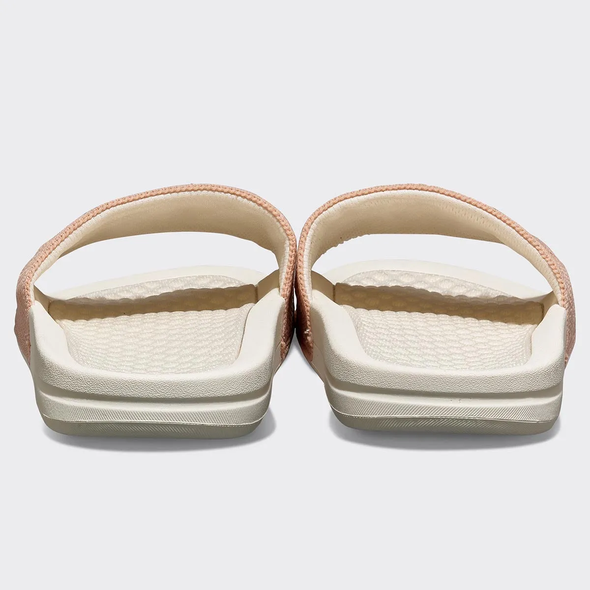 Big TechLoom Logo Ivory Service-focused / Blush Exquisite Slide Men's
