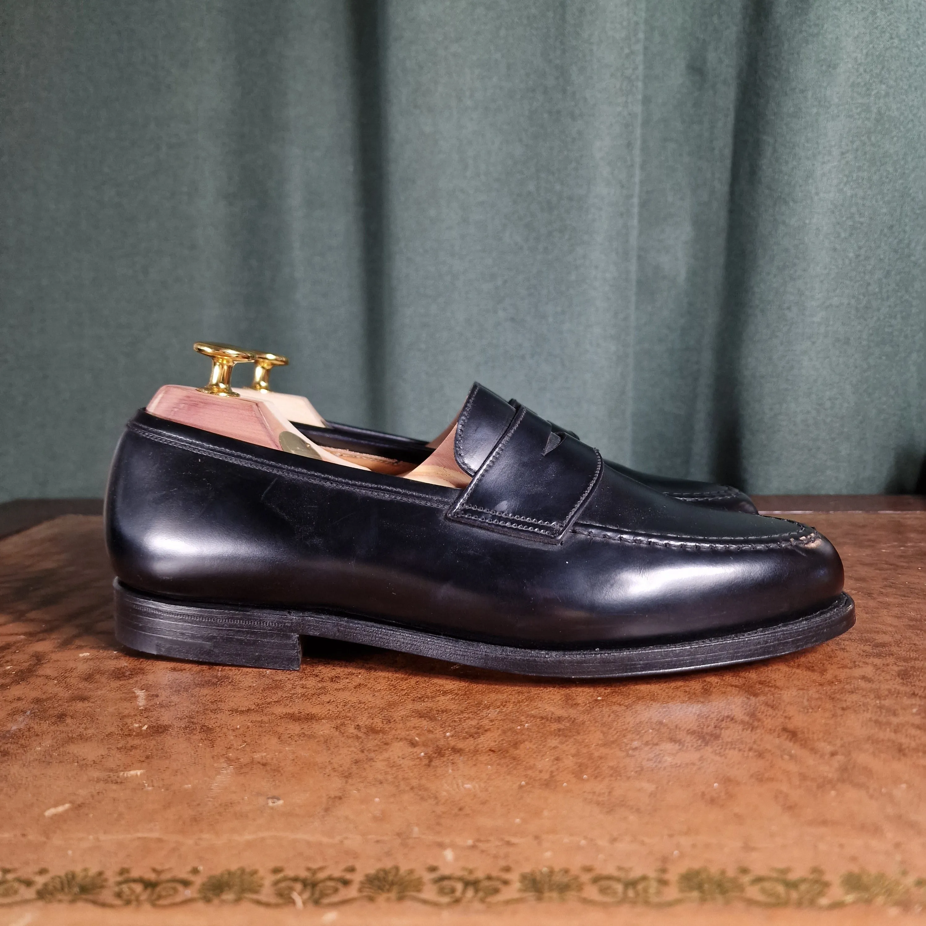 Boston Black Calf, G Width (6G) Crockett & Jones