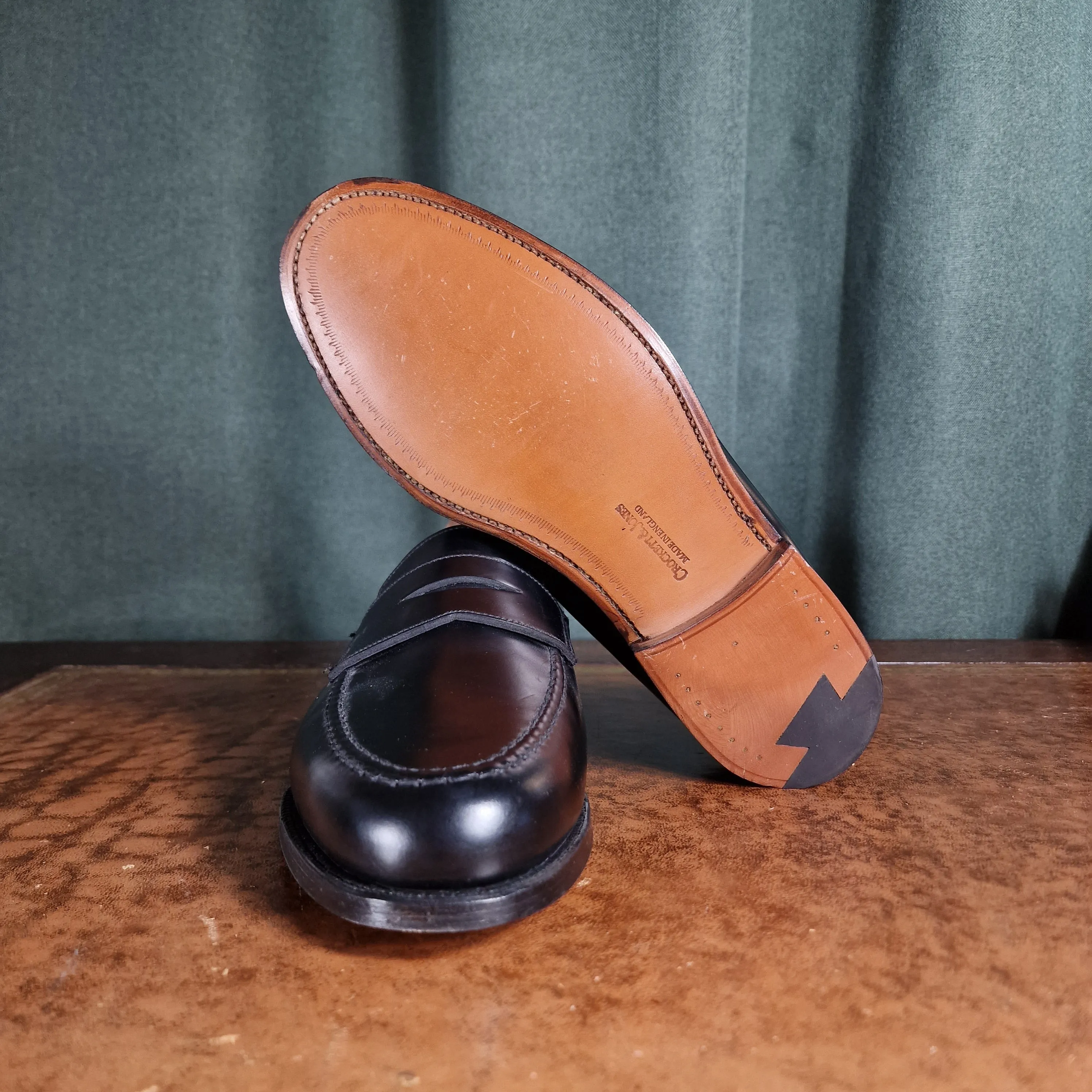 Boston Black Calf, G Width (6G) Crockett & Jones