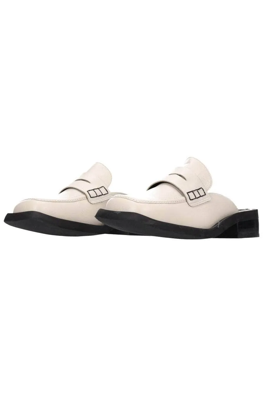 Brogan Slide Vanilla/Black