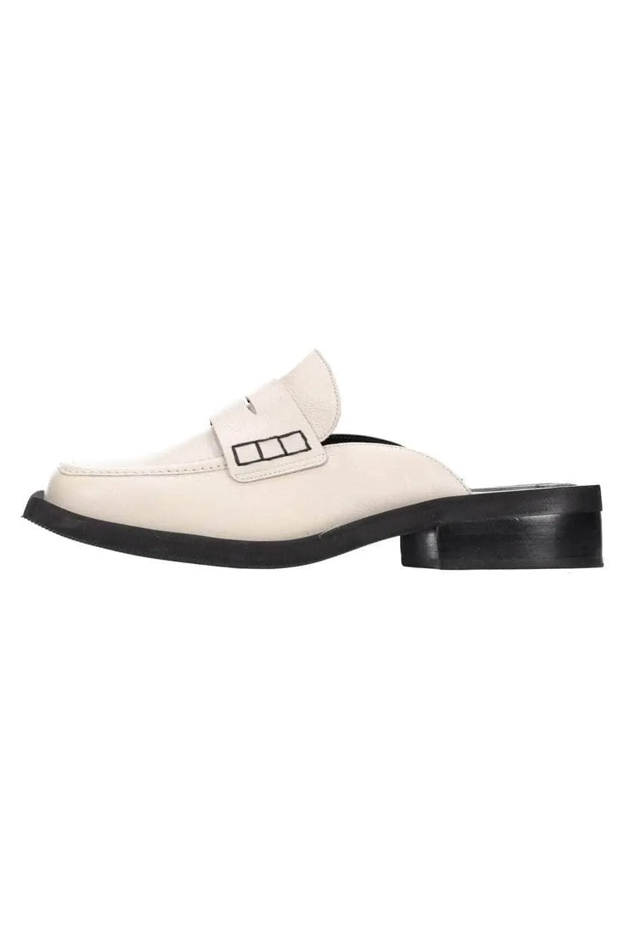 Brogan Slide Vanilla/Black