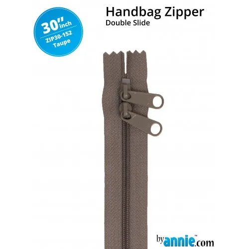 ByAnnie 30" HANDBAG ZIPPERS - DOUBLE-SLIDE