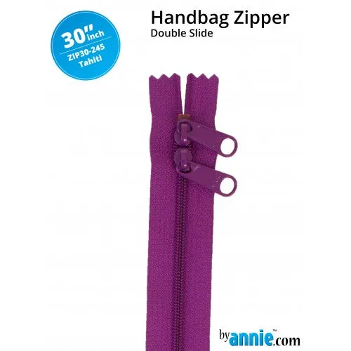 ByAnnie 30" HANDBAG ZIPPERS - DOUBLE-SLIDE