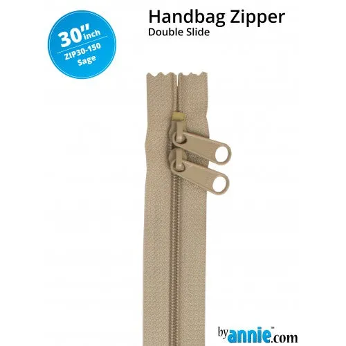 ByAnnie 30" HANDBAG ZIPPERS - DOUBLE-SLIDE