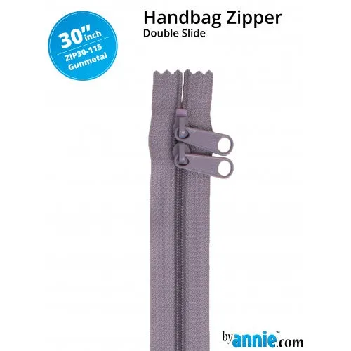 ByAnnie 30" HANDBAG ZIPPERS - DOUBLE-SLIDE