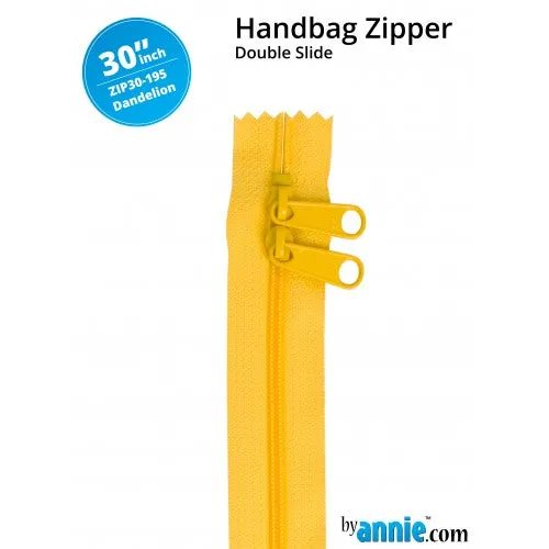 ByAnnie 30" HANDBAG ZIPPERS - DOUBLE-SLIDE