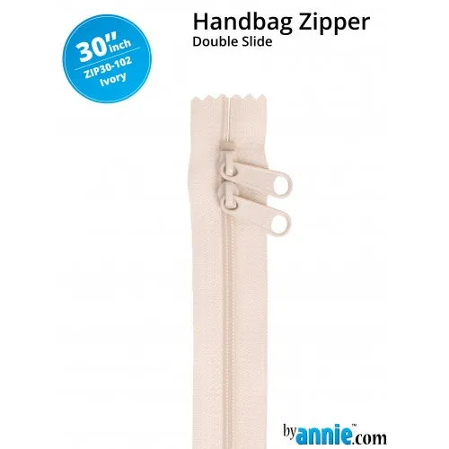 ByAnnie 30" HANDBAG ZIPPERS - DOUBLE-SLIDE