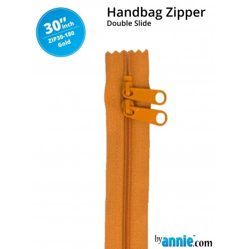 ByAnnie 30" HANDBAG ZIPPERS - DOUBLE-SLIDE