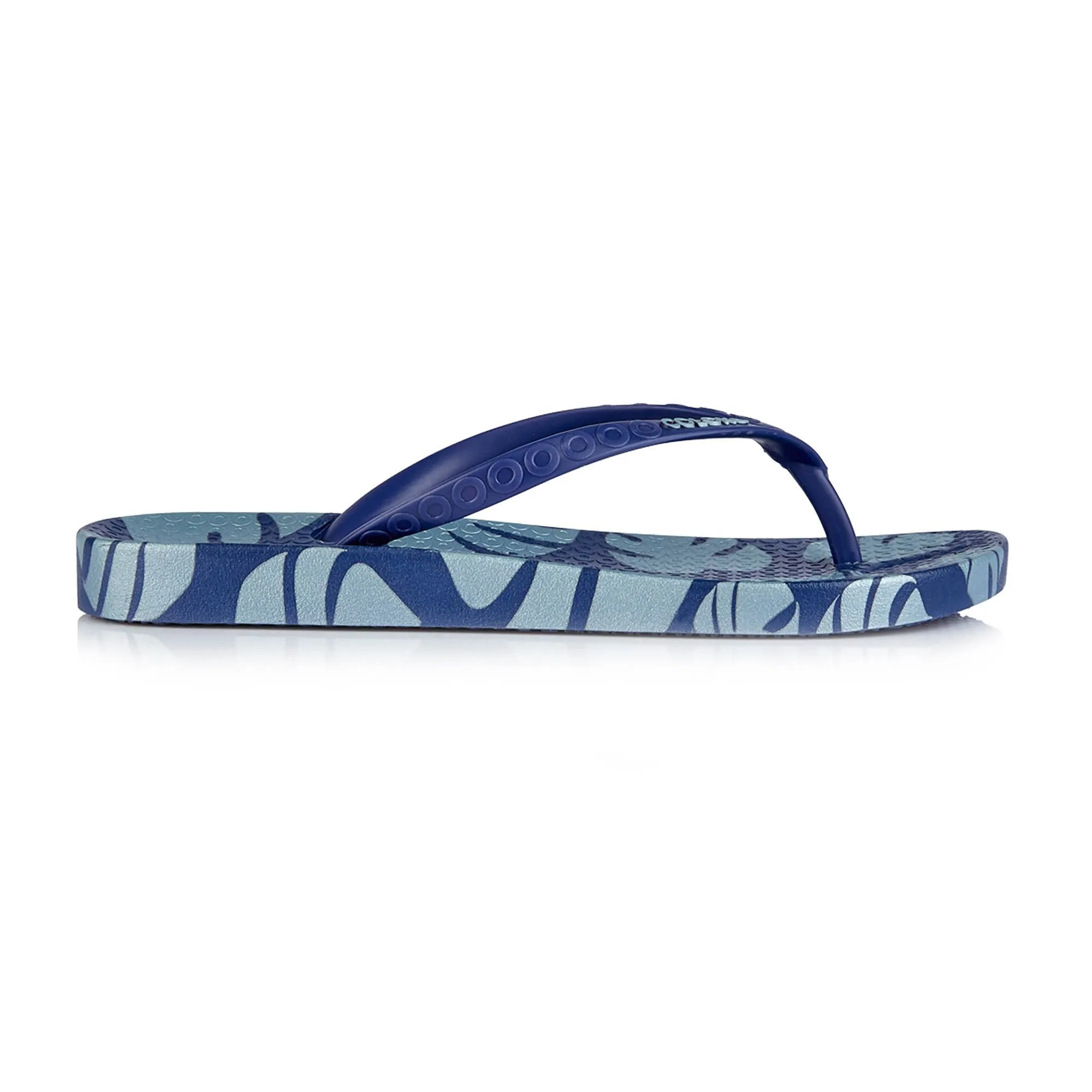 Coloko Ixora Leaf Print Anatomic Flip Flops Sandals