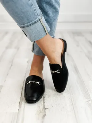 Corkys Charmer Loafer Slides in Black