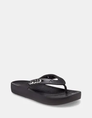 Crocs Classic Platform Flip Black Jandal