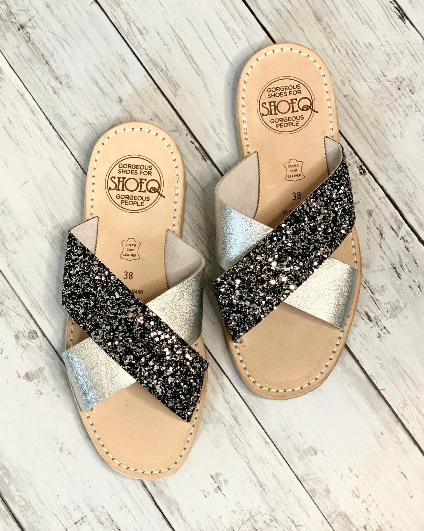 Crossover Slide in Silver Rock Star