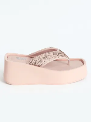 Delco Chic Platform Slip-On Chappals