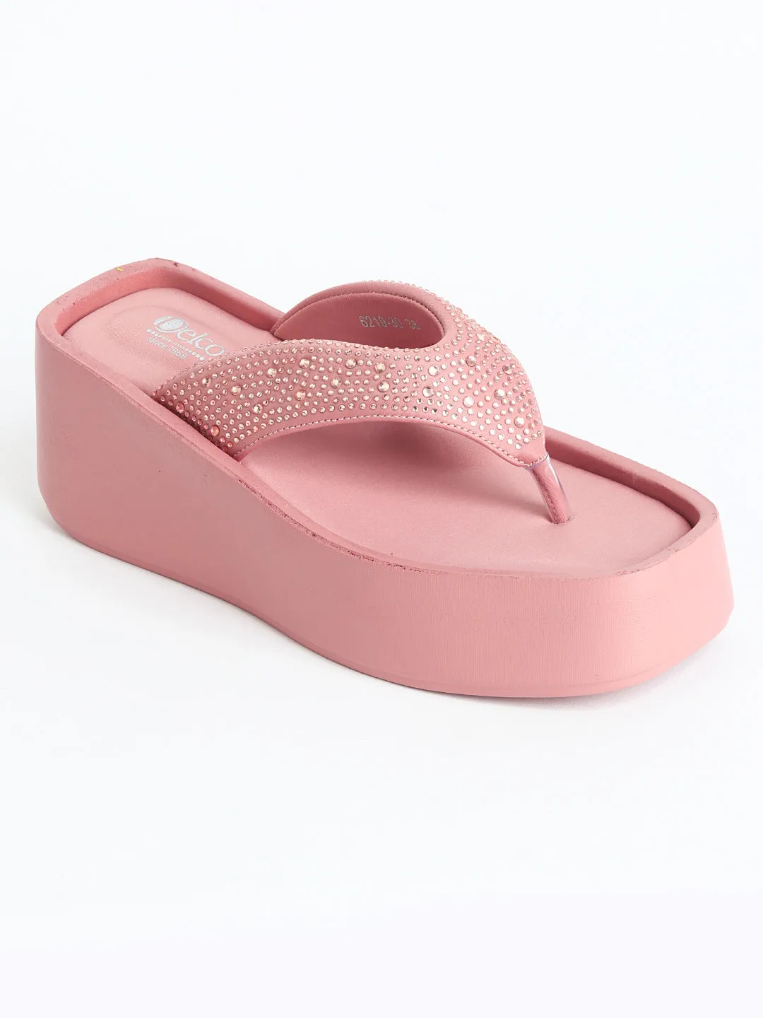 Delco Chic Platform Slip-On Chappals