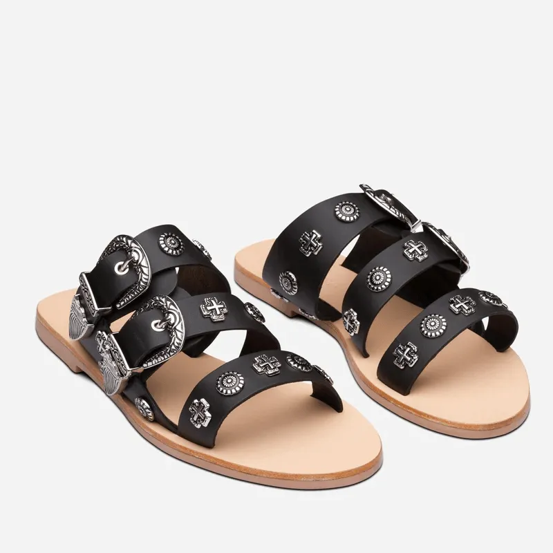 EASTWOOD SLIDE - BLACK/BLONDE