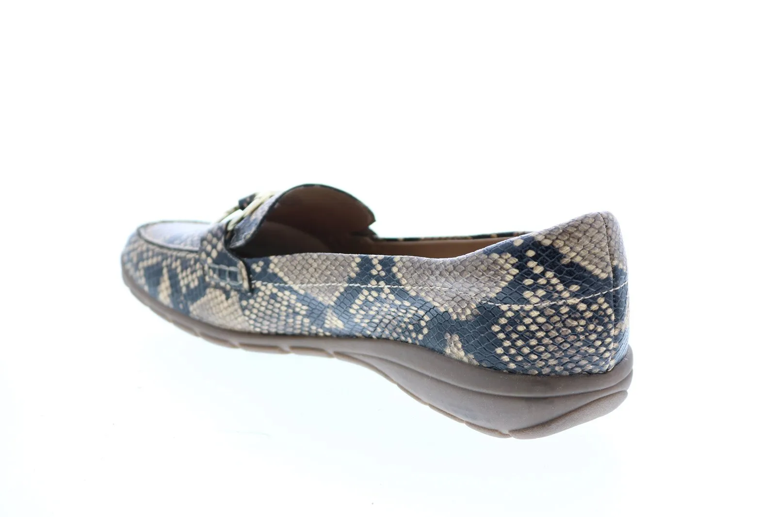 Easy Spirit Avienta SeAvienta Womens Brown Leather Loafer Flats Shoes