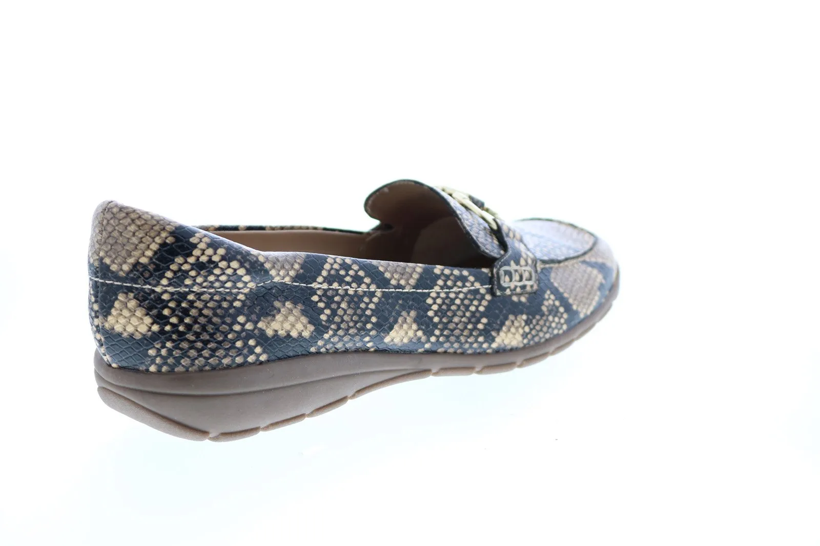 Easy Spirit Avienta SeAvienta Womens Brown Leather Loafer Flats Shoes