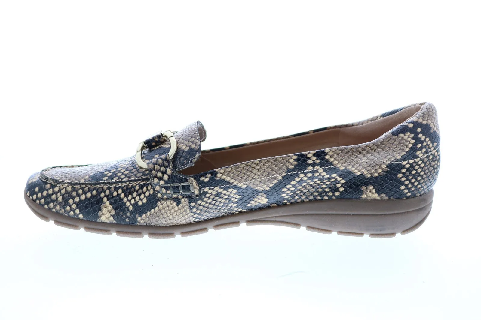 Easy Spirit Avienta SeAvienta Womens Brown Leather Loafer Flats Shoes