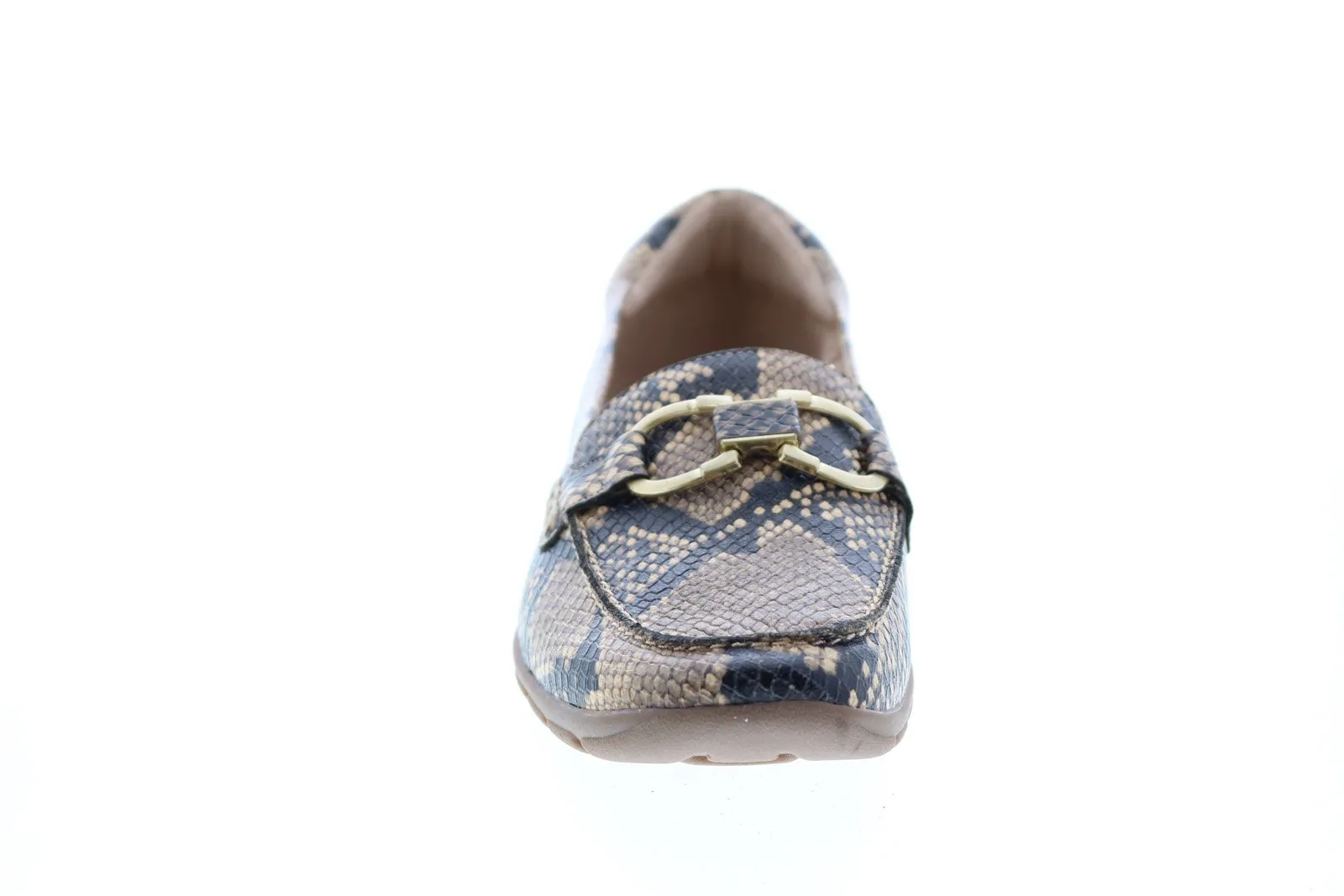 Easy Spirit Avienta SeAvienta Womens Brown Leather Loafer Flats Shoes