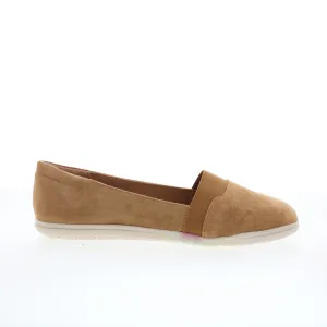 Easy Spirit Bounce SEBOUNCE Womens Brown Wide Suede Loafer Flats Shoes
