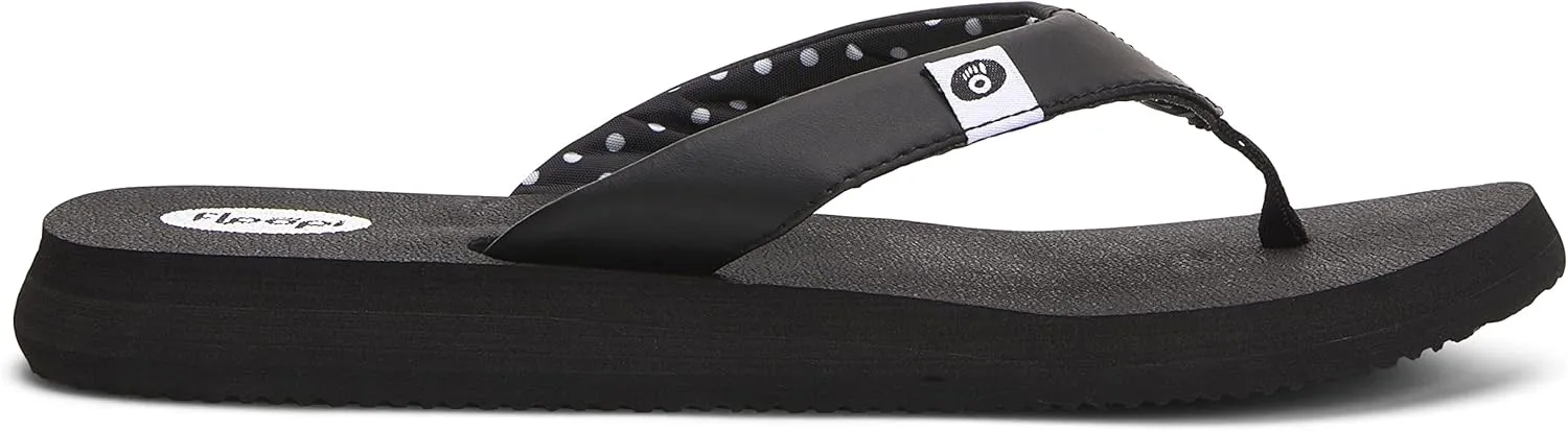 Floopi Flip Flops for Women Flat Yoga Mat Thong Womens Sandals Ladies Beach Sandals with Indoor & Outdoor Anti Skid Soles
