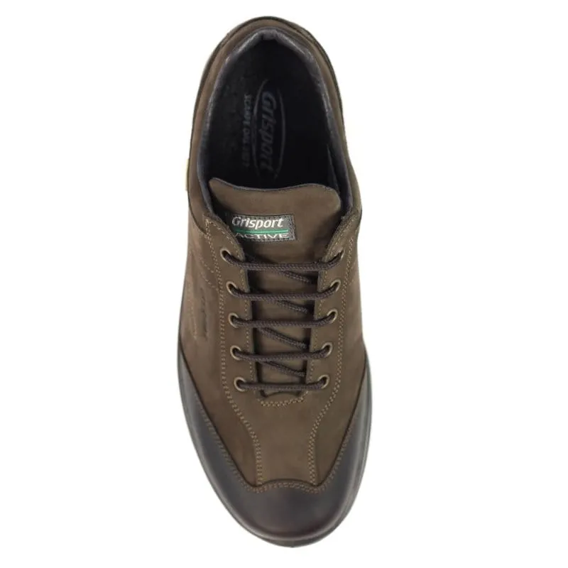 Grisport Active Mens Brown Leather Walking Shoe - Westpoint