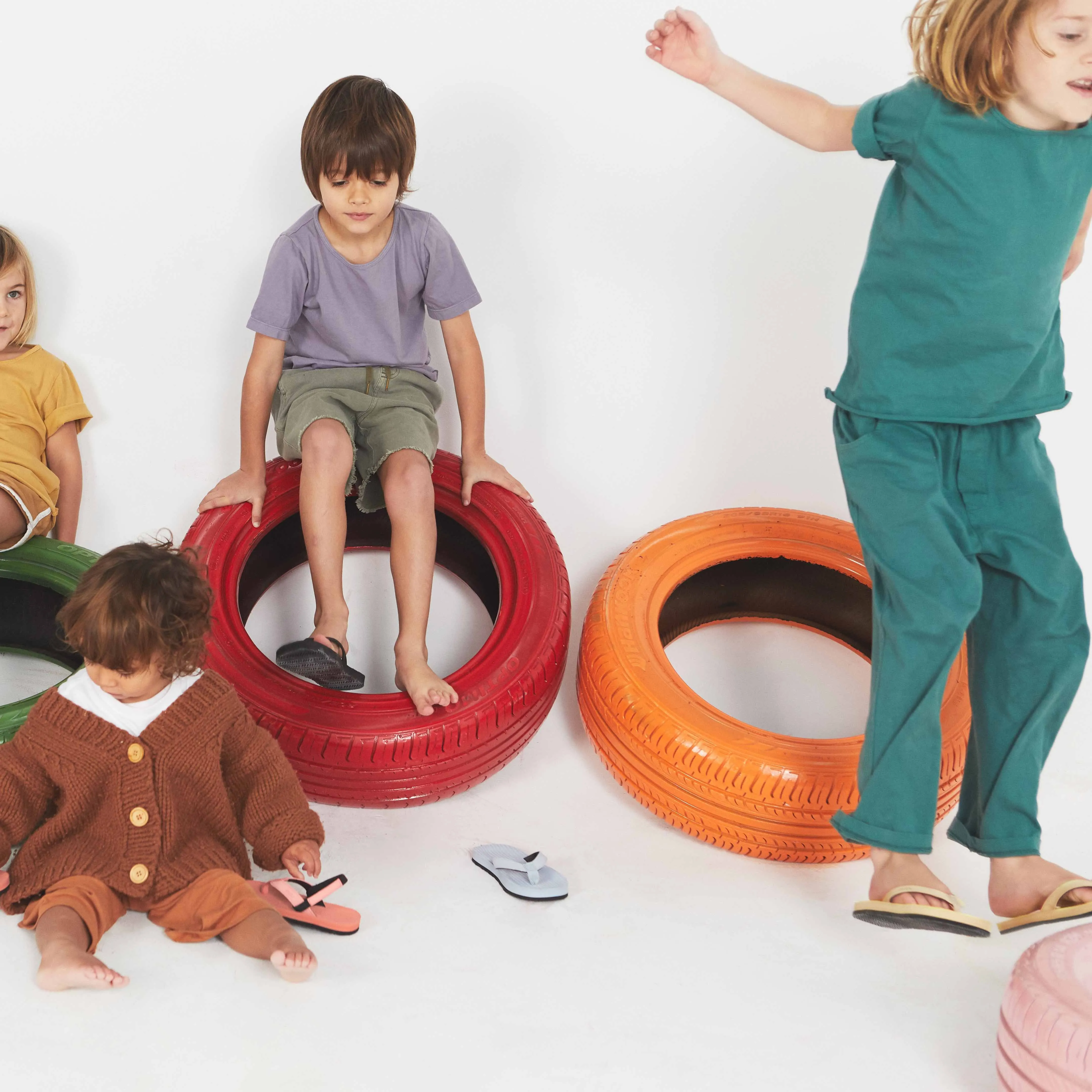 Groms Kids' Flip Flops - Shore
