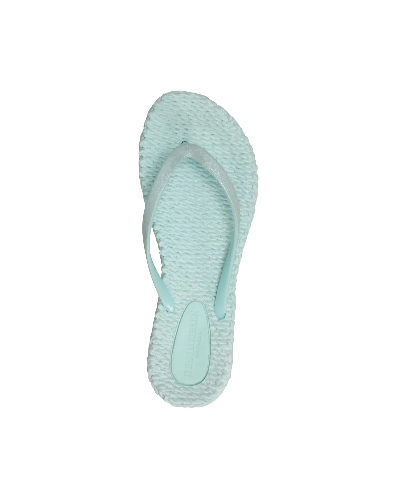 Ilse Jacobsen Cheerful Flip Flop with Glitter - Jade Mint