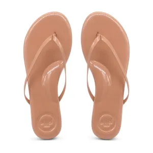 Indie Light Nude Patent Sandal