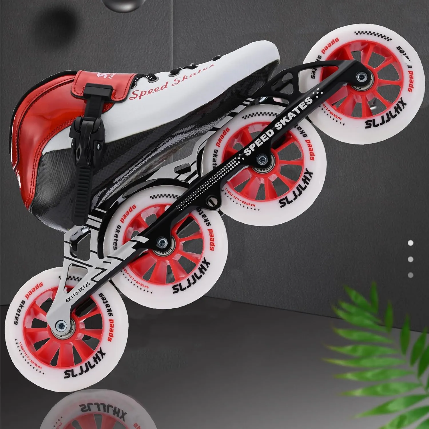 Inline Speed Skates for Men Women,Professional Carbon Fibre Inline Skates Adult Male,High Performance Fitness Racing Skates,Unisex