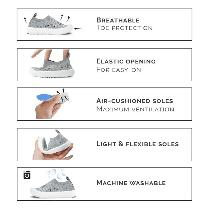 Jan & Jul Breeze Knit Shoe - Pale Pink (Size 13) *CLEARANCE*