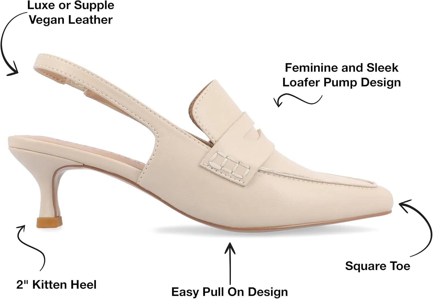 Journee Collection Women's Amory Pump