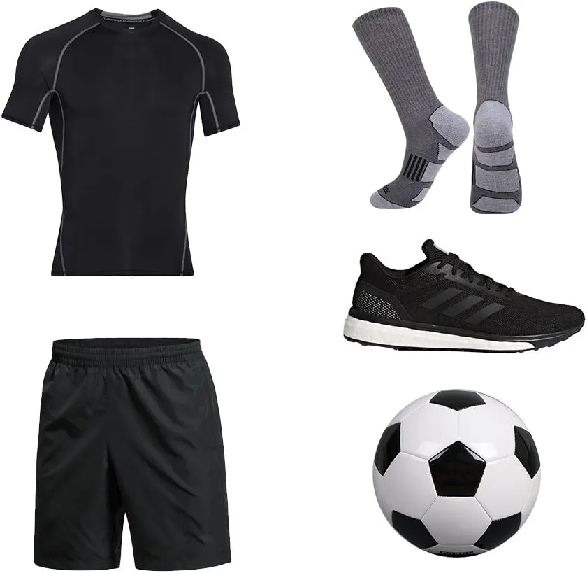 JOYNÉE Mens 6 Pack Athletic Cushion Crew Socks Performance Running Socks