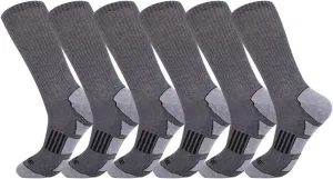 JOYNÉE Mens 6 Pack Athletic Cushion Crew Socks Performance Running Socks