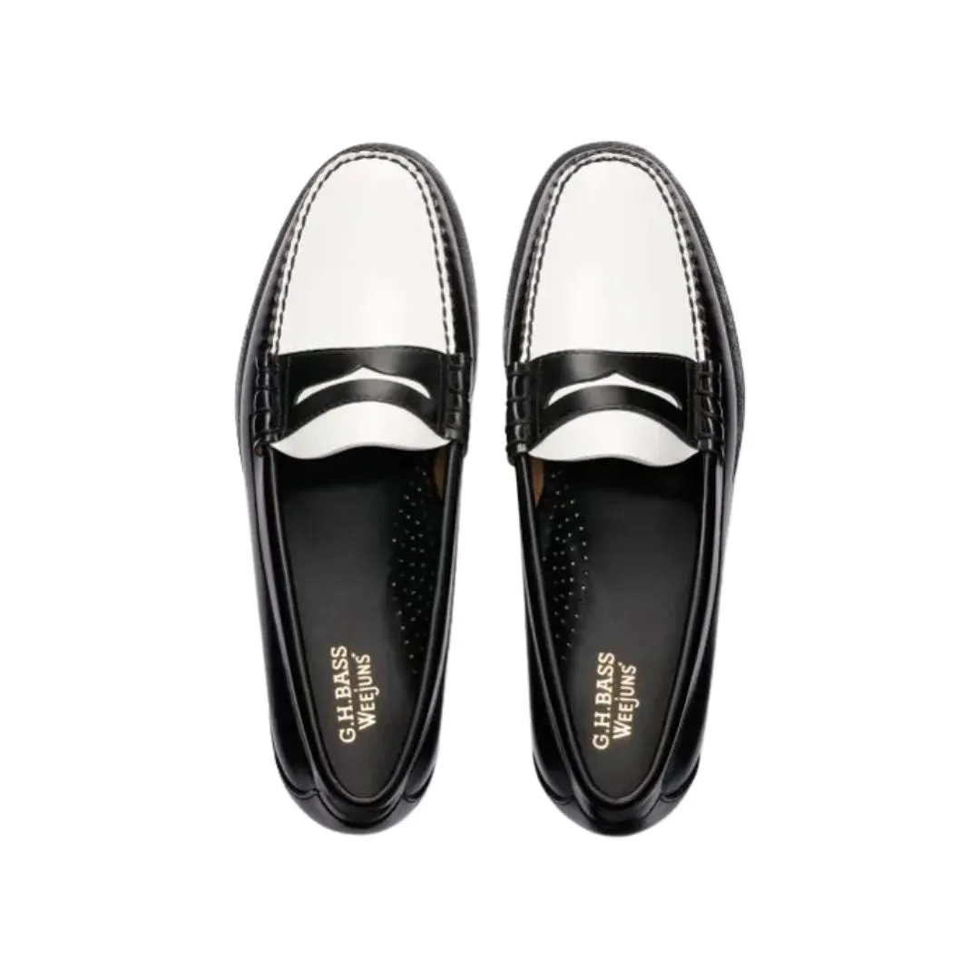 Larson Weejuns Loafer (Black   White)