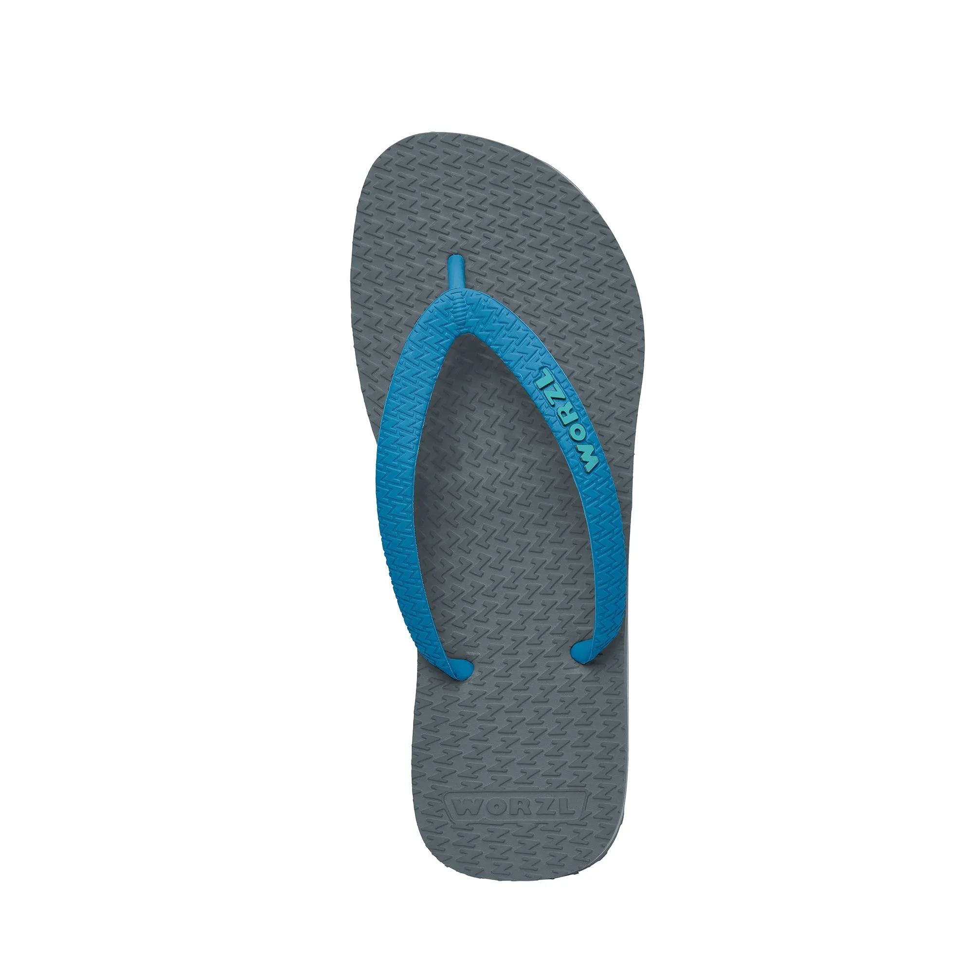 LIGHT GREY - Mens non plastic, biodegradable, rubber flip flops made in the UK.