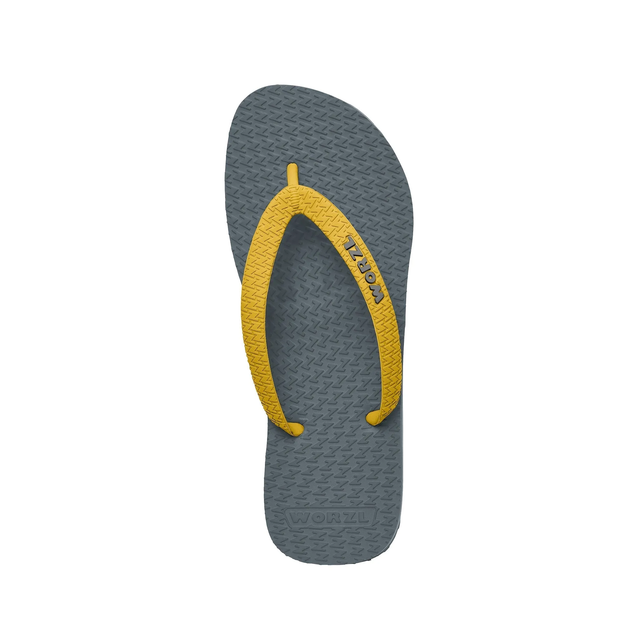 LIGHT GREY - Women's non plastic, biodegradable, rubber flip flops made in the UK.