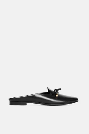 Mademoiselle Jacno Mule - Black Calf